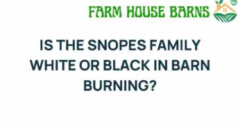 Unraveling the Snopes Family Identity: White or Black in “Barn Burning”?