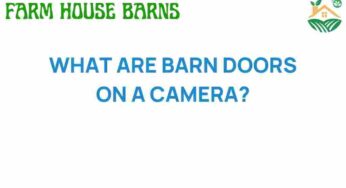 Unveiling the Mystery of Barn Doors on a Camera: What You Need to Know