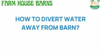 Ingenious Strategies to Divert Water Away from Your Barn