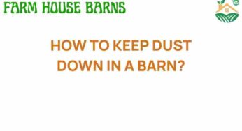 Master the Art of Dust Control: How to Keep Dust Down in a Barn