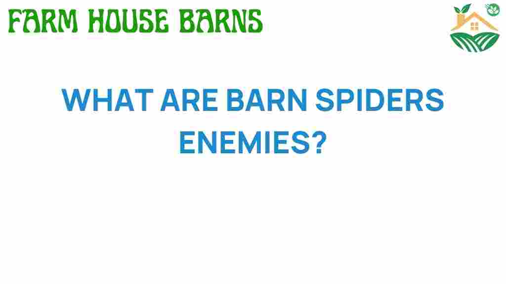 what-are-barn-spiders-enemies