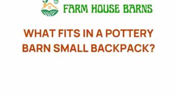 Discover What Fits in a Pottery Barn Small Backpack: A Clever Guide